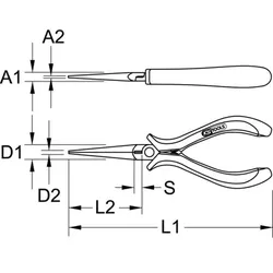 Feinmechanik-Telefonzange, 160mm