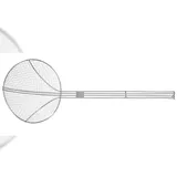 HENDI Frittierlöffel mit verstärktem Drahtgriff Edelstahl