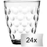 VAN WELL Trinkgläser 24er Set SATORO, 390 ml - Glas - 24er Set