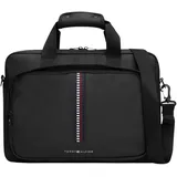 Tommy Hilfiger TH CORP COMPUTER BAG Laptoptasche Herren, Schwarz (Black), OS