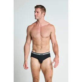 Jockey Cotton Stretch Slip schwarz S 6er Pack
