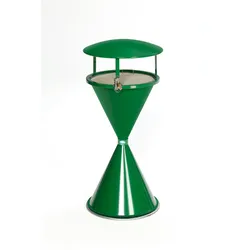 PROREGAL Dach für klassischen Standascher | HxBxT 23x44x44cm | Stahlblech | Grün