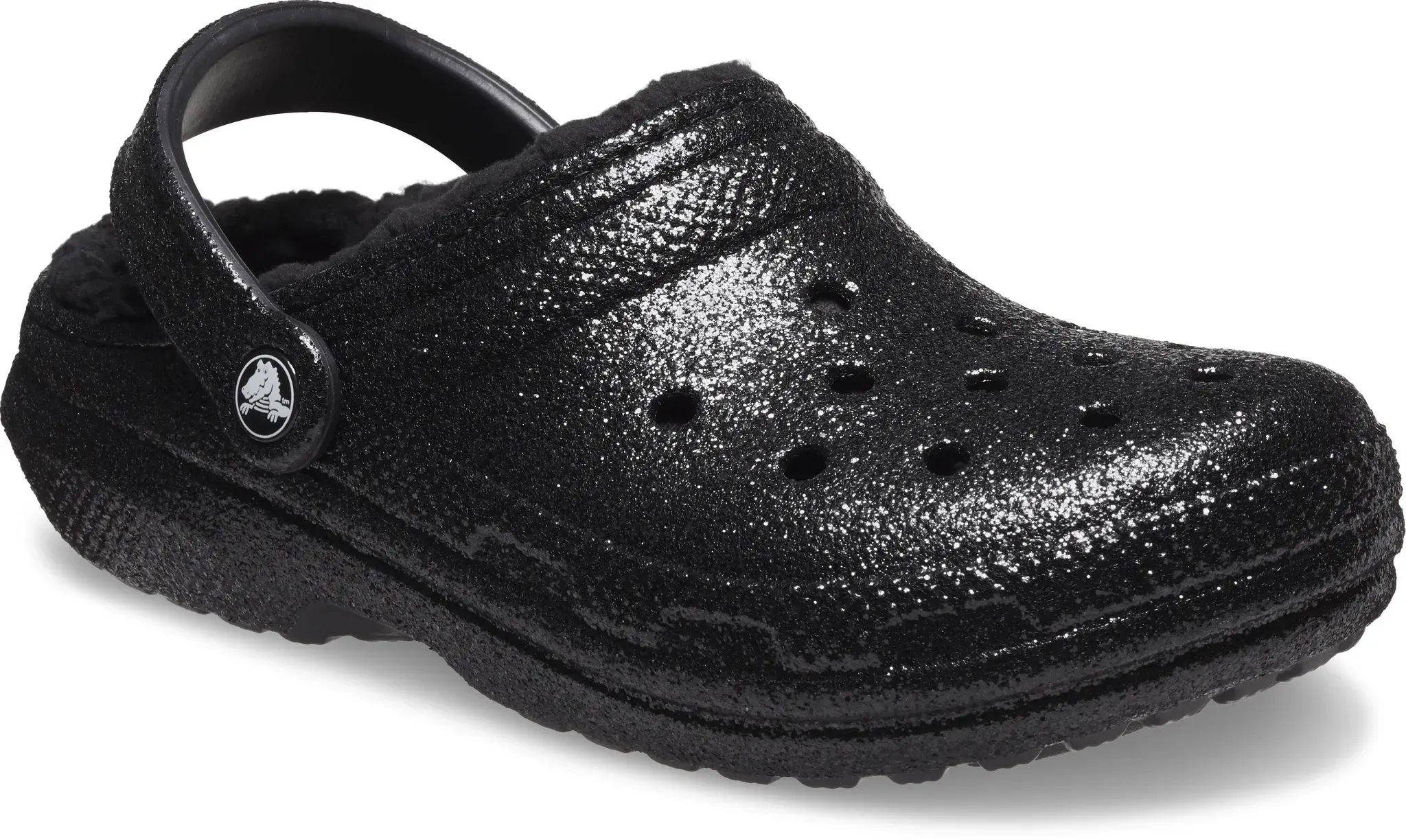 Crocs Clog »Classic Glitter Lined Clog«, für Drinnen und Draußen Crocs schwarz-Glitter 36