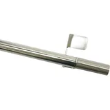 GARDINIA Klemmstange Press & Go Filigrano Zylinder Ø 8 - 10 mm 80 - 110 cm edelstahl-optik