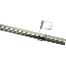GARDINIA Klemmstange Press & Go Filigrano Zylinder Ø 8 - 10 mm 80 - 110 cm edelstahl-optik