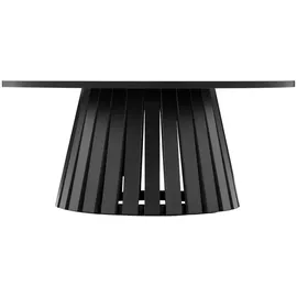 Happy Garden Couchtisch, Rund, 80cm Skandinavischer Stil Schwarz, Liv