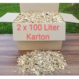 Hackschnitzel 200 Liter Holzhackschnitzel FichteG30 Mulch Garten Hochbeet Rindenmulch - 0-50mm