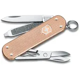 Victorinox Classic Alox Colors, 58 mm, kleines Taschenmesser Fresh Peach