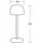 Brumberg LED-Akkutischleuchte Kunststoff 4,8W 150lm 3.000K dimmbar IP54 Grün/Blau/Orange