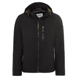 CAMEL ACTIVE Softshell Jacke mit abnehmbarer Kapuze in Schwarz | Gr.: 60