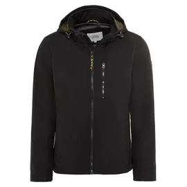 CAMEL ACTIVE Softshell Jacke mit abnehmbarer Kapuze in Schwarz | Gr.: 60
