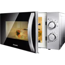 Hanseatic Mikrowelle »634711«, Mikrowelle, 700 W, Auftaufunktion, 6 Leistungsstufen, 634711-0 silberfarben