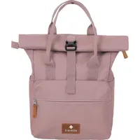 Travelite Rucksack Basic Short Handle Rollup Backpack Smoky Rose