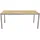 Garden Pleasure Denver Gartentisch 180 x 90 x 75 cm braun/silber