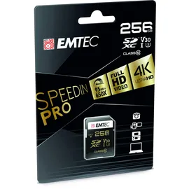 Emtec SpeedIN Pro R95/W85 SDXC 256GB, UHS-I U3, Class 10 (ECMSD256GXC10SP)