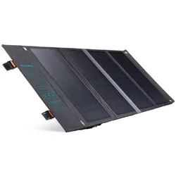 Choetech Tourist USB Solarladegerät, USB C 36W QC PD grau (SC006)