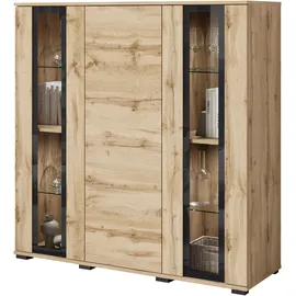 Home Affaire Caro 120 x 122 x 39,5 cm Braun
