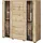 Home Affaire Caro 120 x 122 x 39,5 cm Braun