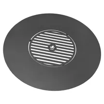 Cook King Grillplatte Ø 102 cm Stahl schwarz