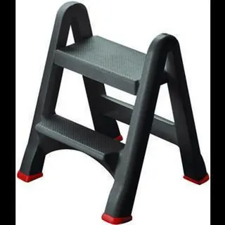 Curver Klapptritt 2 Stufen anthrazit/rot