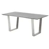 Niehoff Gartentisch 200 x 95 x 76 cm HPL Granit-Design/Weiß