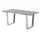 Niehoff Gartentisch 200 x 95 x 76 cm HPL Granit-Design/Weiß