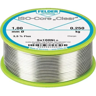 Felder Lötdraht ISO-Core® Clear 1,5 mm Sn100Ni+