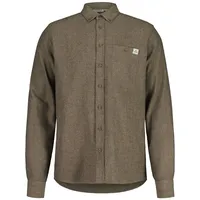 Maloja Herren LukanM. Hemd (Größe L, braun)