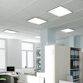 ETC Shop LED Einbaupanel 10er Pack quadratisch weiß Aluminium