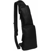 The Chesterfield Brand Logan Umhängetasche Leder 17 cm schwarz