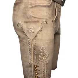Country Maddox Maddox Trachtenshorts Zugersee hellbraun / dunkelbraun 56
