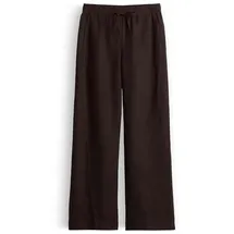 Opus Mileni Resort Wide Leg Hosen Dunkelbraun 38