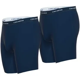 CECEBA Boxershorts unifarben Dunkelblau 7XL 2er Pack