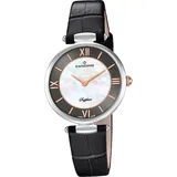 Candino Elegance Quarzwerk Damen Uhr C4669/2 Armbanduhr Analog schwarz D2UC4669/2 - Schwarz