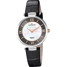 Candino Elegance Quarzwerk Damen Uhr C4669/2 Armbanduhr Analog schwarz D2UC4669/2 - Schwarz