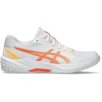 Asics Damen Handballschuhe, Gel-Task 4 WHITE/VIVID CORAL, 41 1⁄2