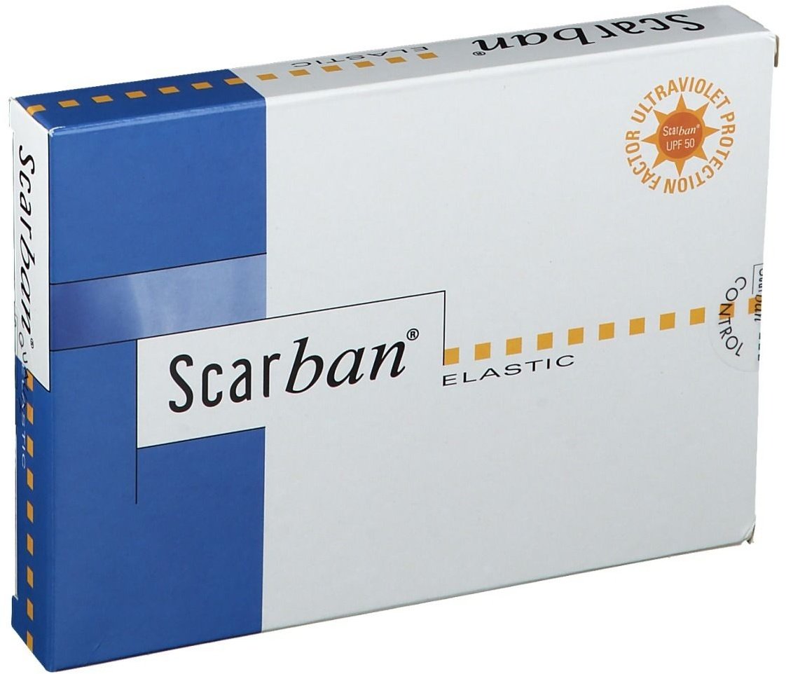 Scarban® Elastic Silikonverband 5 x 7,5 cm