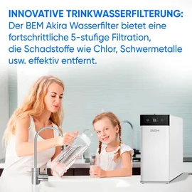 BEM Akira Wasserfilter weiß 5-stufig