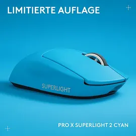 Logitech Pro X Superlight 2 Cyan