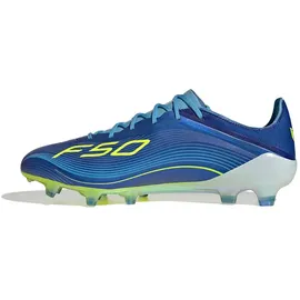 adidas F50 Messi Elite FG Herren Team Royal Blue/Solar Yellow/Semi Blue Burst 43 1/3