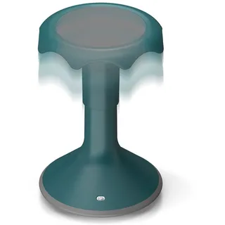 Hokki+® Höhenverstellbarer Bewegungssitz, Türkis, mit Schaumauflage, 38 - 50 cm - Türkis