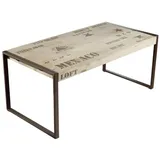 Massivmoebel24 Mango 160 x 90 x 76 cm beige