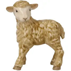 Krippenfigur GOEBEL "Weihnachtsdeko", bunt, B:3cm H:6cm, Steingut, Dekofiguren, Steingut, Schaf