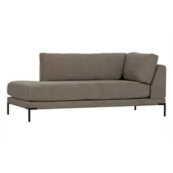 Modulsofa Couple Lounge Element Links, Taupe