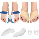 MengH-SHOP Hallux Valgus Zehenspreizer Bunion Corrector Silikon Zehen Separator Set für Hammerzehen Hallux valgus Schmerzen 8 stück