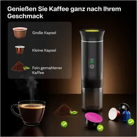 MMobiel Tragbare Kaffeemaschine schwarz