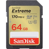 SanDisk Extreme R170/W80 SDXC 64GB, UHS-I U3, Class 10 (SDSDXV2-064G)