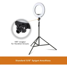 Walimex pro LED Rainbow 60W RGBW Ringleuchte Set 1 (Ringleuchte), Dauerlicht,