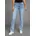 Damen Gr 50 N-Gr blau bleached Denim/Jeans Obermaterial 74 Baumwolle 24 Polyester 2 Elasthan Basic extraeng lang Jeans