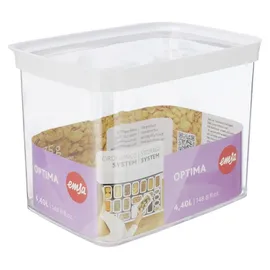 Emsa Optima rechteckig weiß 16 cm x 22,5 cm x 17,5 cm 4,4 l